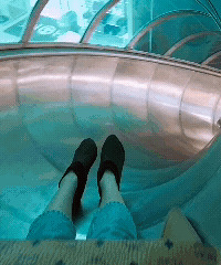 这里的滑滑梯太好耍了