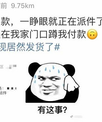 有人凌晨付尾款,早上就收到货,但也有快递不给力,把人气哭了