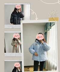 入了一大堆便宜又好看的新衣服,288的羽绒服我直接买了2件