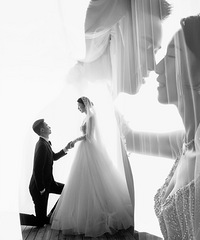 我觉得这可能是女生看了都会心动的婚纱照~