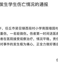 河北一小学挖掘机碰倒学校围墙,致学生2死1伤