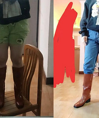 筒靴是粗腿的奢侈品