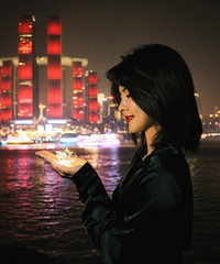 外景和服+夜景拍写真也要有满满的仪式感【秋天写真秀】