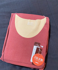 跟团买的德绒秋衣厚实保暖还贴身,还要给妈妈爸爸买