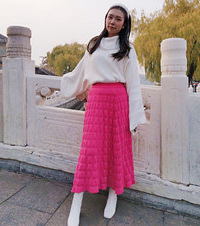 ������Ů�紩����밲����˫�ô��ֺô�Ķ�ѥ��ȹ����ɫ�ҳ���