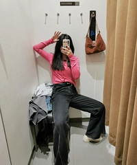 给姐妹们安利一条版型超正的牛仔裤,梨型身材、粗腿必备!