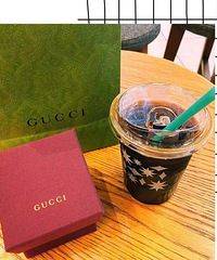 Gucci双G花朵耳环绝美