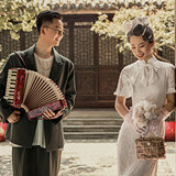 讲真的,拍婚纱照怎能少了中国风,这套民国风韵味十足