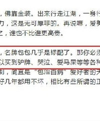 “名媛阔少”背后高仿装富产业链有感,你们平时会买高仿名牌包吗