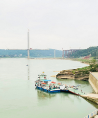 这能免费车渡、喝咖啡