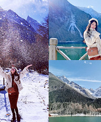错峰自驾到毕棚沟看雪,没人的感觉好安逸