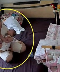 不放心婆子妈独自带孩子,在家里装了监控,结果她撒泼说我监视她