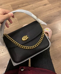 CoachCassie19小号邮差包!没想到实物真香了