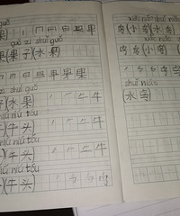 以为写字会是读书时期水到渠成,闺女却用实际行动现场打脸老母亲