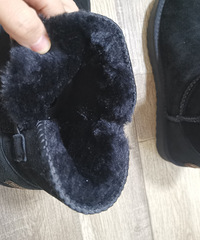 69团的保暖牛皮雪地靴,毛毛好舒服,还防滑防摔