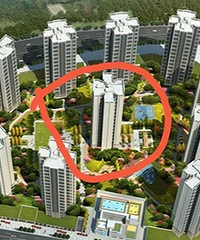 整个小区最中间那栋楼能买么?说是“楼王”,但感觉私密性好差