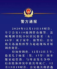 因不服家庭管教,高三学生杀害陪读母亲,已被抓获