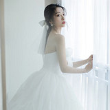 结婚不能穿粉色婚纱?试了件很喜欢的粉色婚纱,被说二婚才穿粉的