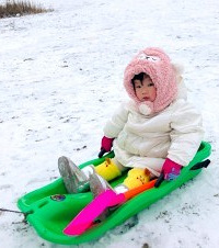 仙女山现在的雪量,住的酒店外就可以耍雪,周末赶紧上来玩