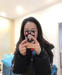 我来发个直播!没想到丝雾眉效果不错,美瞳线也决定一起做了