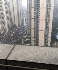 听说陈家坪下冰雹了?真的假的?