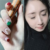 圣诞美甲和美睫安排起