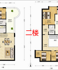 163万下叉观音桥188㎡跃层,配套完善、交通方便、物管费低