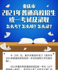 重庆考院权威发布,一图看懂“重庆新高考细则”