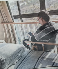 重庆独居39岁男住进养老院
