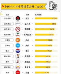国人心中的国货品牌Top 20,华为、蓝月亮、海底捞分列前三