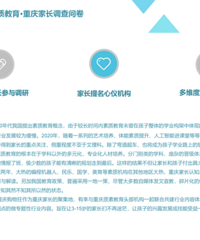 2021重庆素质教育调研报告,来自998位重庆家长的调研问卷