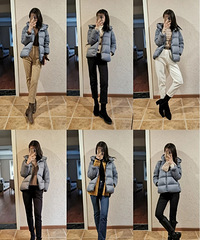 ���¿����޷�һ�¶ഩ������������ɫϵ��ů����