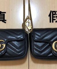 Gucci这款包包的真假对比,分享给大家做个参考