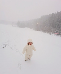 带1岁10个月的宝宝武陵山巧遇大雪,美不胜收【遛娃胜地】