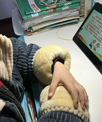 今天散学典礼,公布了寒假作业,娃儿居然免写啦