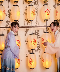 长嘉汇弹子石老街汉服体验