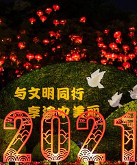 21年重庆迎春灯饰亮了,年味超浓
