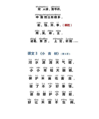 一年级语文下学期必备内容,寒假提前预习