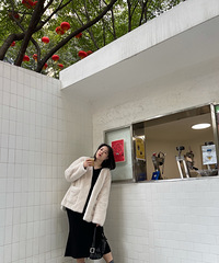 近期日常搭配,再不穿就只能放衣柜的貂和羽绒服