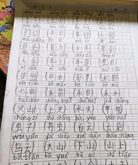 寒假接近尾声了,一年级儿子一个假期的成果