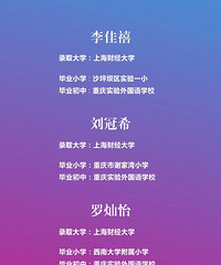 2021一外升学喜报二十一:3名学生保送上海财经大学!