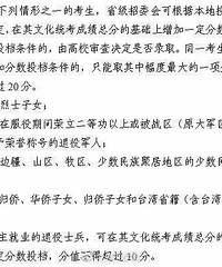 2021年高考的烈士子女最多可加20分