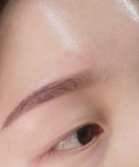终于摆脱红色眉毛,换了根根分明的丝雾眉,好自然