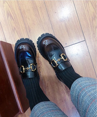 百丽的新款乐福鞋,难道不比Gucci的香吗!