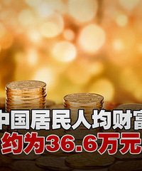 中国人均资产36万元,你怎么看?