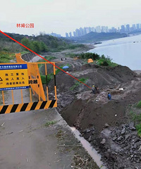 黄桷坪大桥开修桥墩了