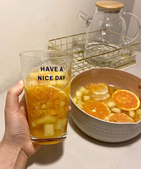 春季养生打卡!这杯蜜桃热橙茶,补充VC助消化