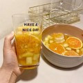自制蜜桃热橙解腻茶