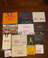 头一次见,奢侈品包装袋还可以卖钱?