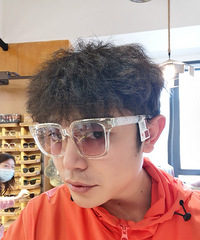 900度近视加闪光很艰难,终于还是配到了一副很洋气的变色眼镜